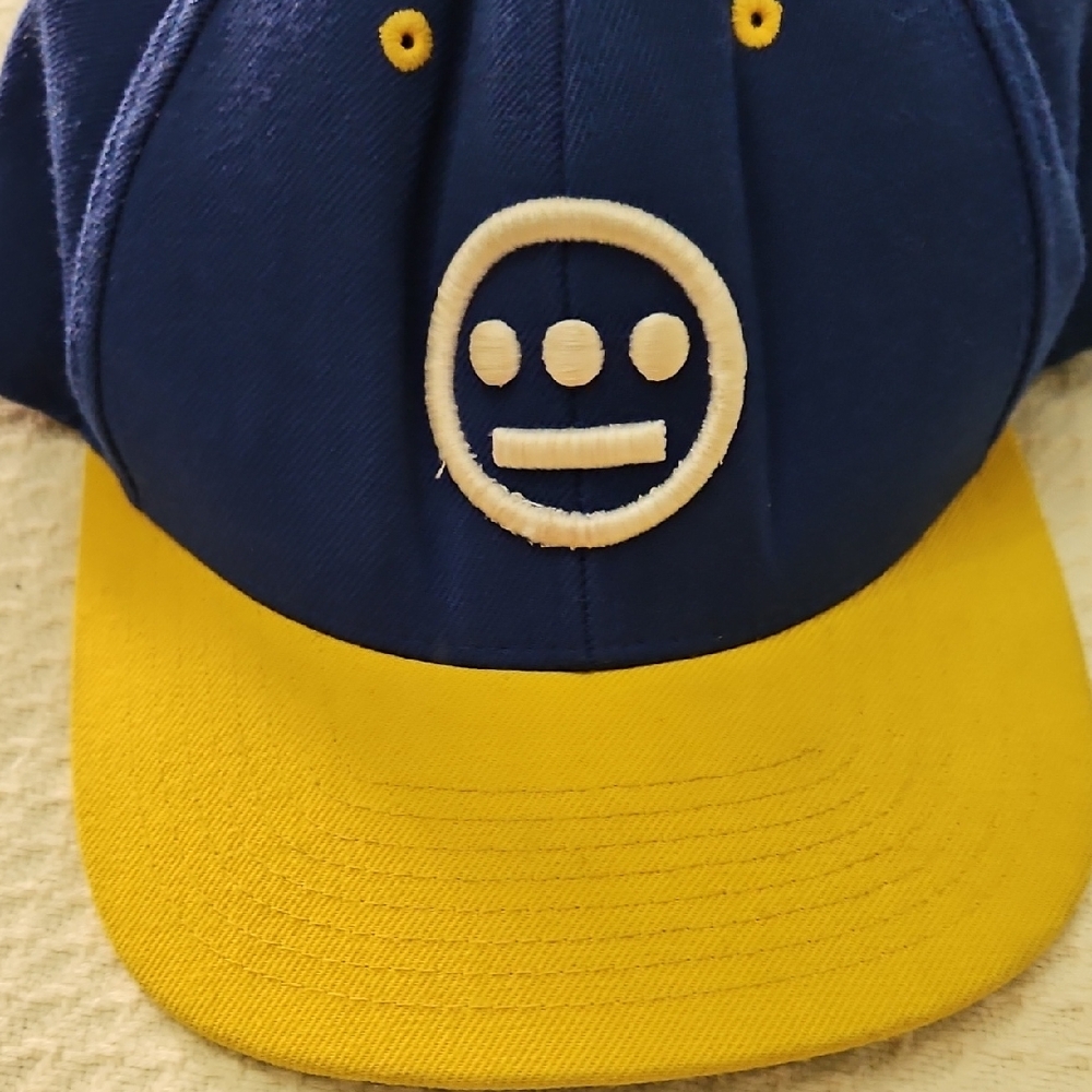 Sport-Tek Blue Cap with Red Accent
